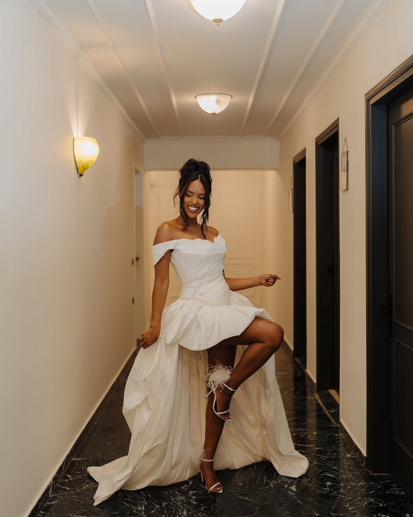 The Bella Reception Dress: A Celebration in Motion