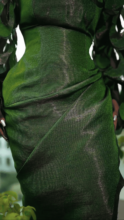 The Making of Evelyn’s Emerald Aso-oke