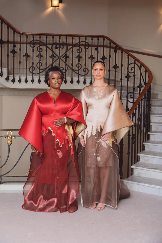 The Ember Glow Agbada: Redefining Royalty for the Modern Woman